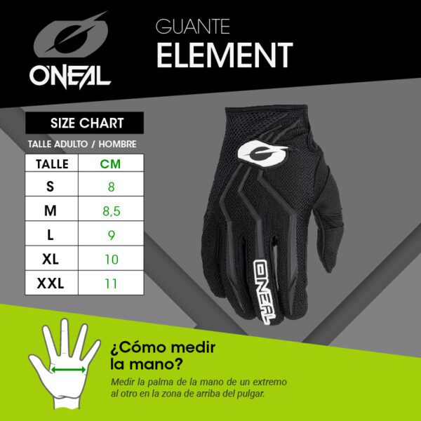 Guante O´Neal Element ORANGE - Imagen 2