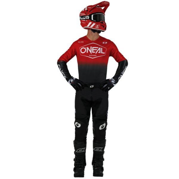 Jersey O´Neal Camiseta Mayhem Hexx negra y roja - Imagen 3