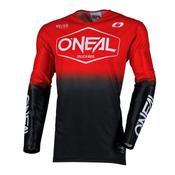 Jersey O´Neal Camiseta Mayhem Hexx negra y roja