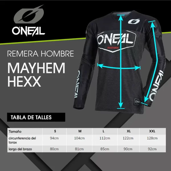 Jersey O´Neal Mayhem HEXX BLACK - Imagen 3