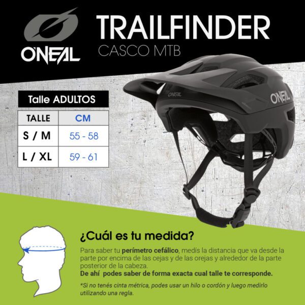 Casco O´Neal Trailfinder Split Neón - Imagen 5